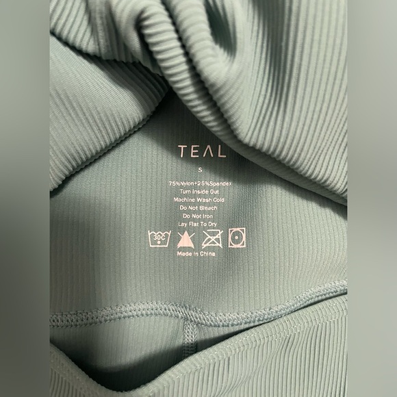 Teal Athletic Romper - Picture 7 of 7